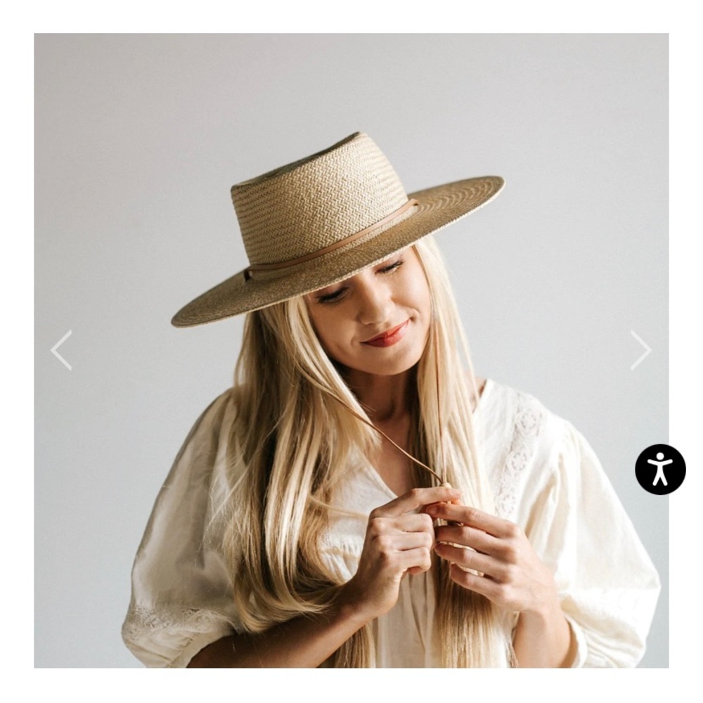 Gigi Pip Pork Pie Straw Hat